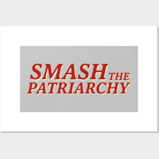 smash the patriarchy vintage typography Posters and Art